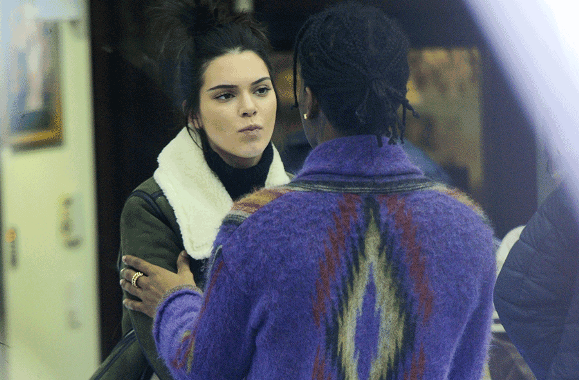 Kendall Intimate ASAP1 Kendall Jenner's rumoured boyfriend A$AP Rocky spotted lubricating her lips (photos)
