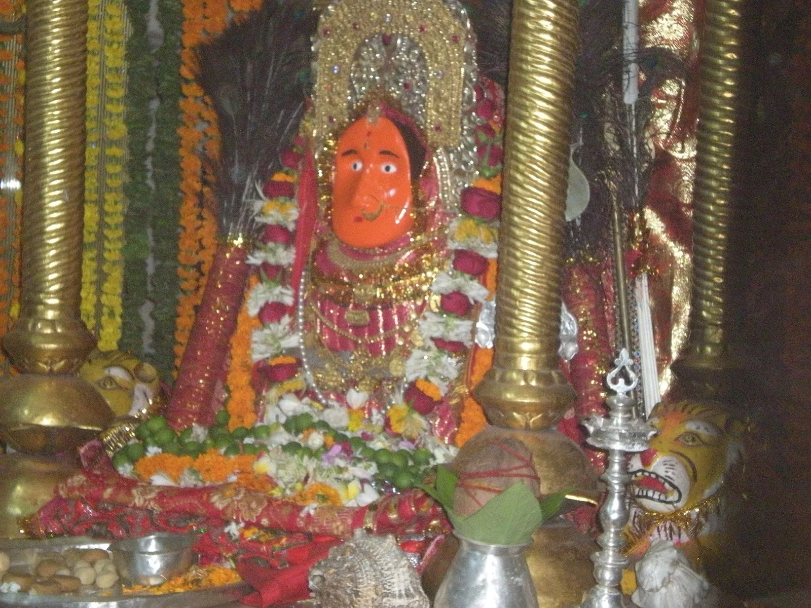 Maa Bamleshwari Devi after Navratri Saptami Maha Abhishek
