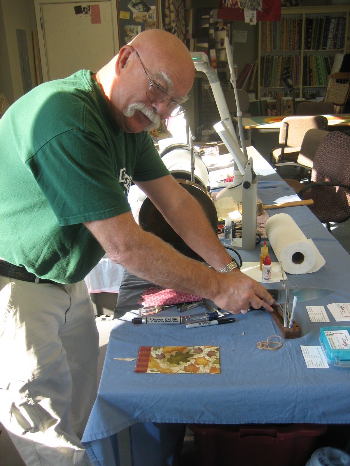 Blog along with Aunt Mary The Scissor Sharpening Guy Will Be Here Saturday