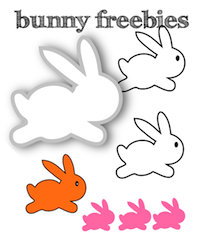 printable bunny embellishment
