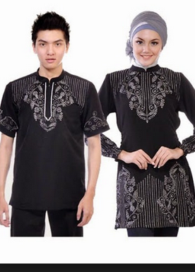 gambar baju muslim couple modern