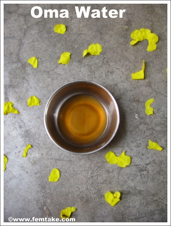 Omam Water Oma Water Ajwain Water Pink and Pink