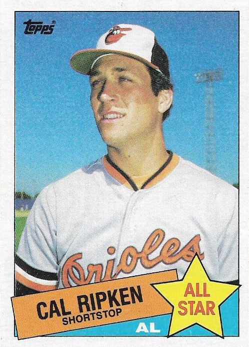 1985 Topps: #704 - Cal Ripken All-Star 1985 Topps: #704 - Cal Ripken All-Star