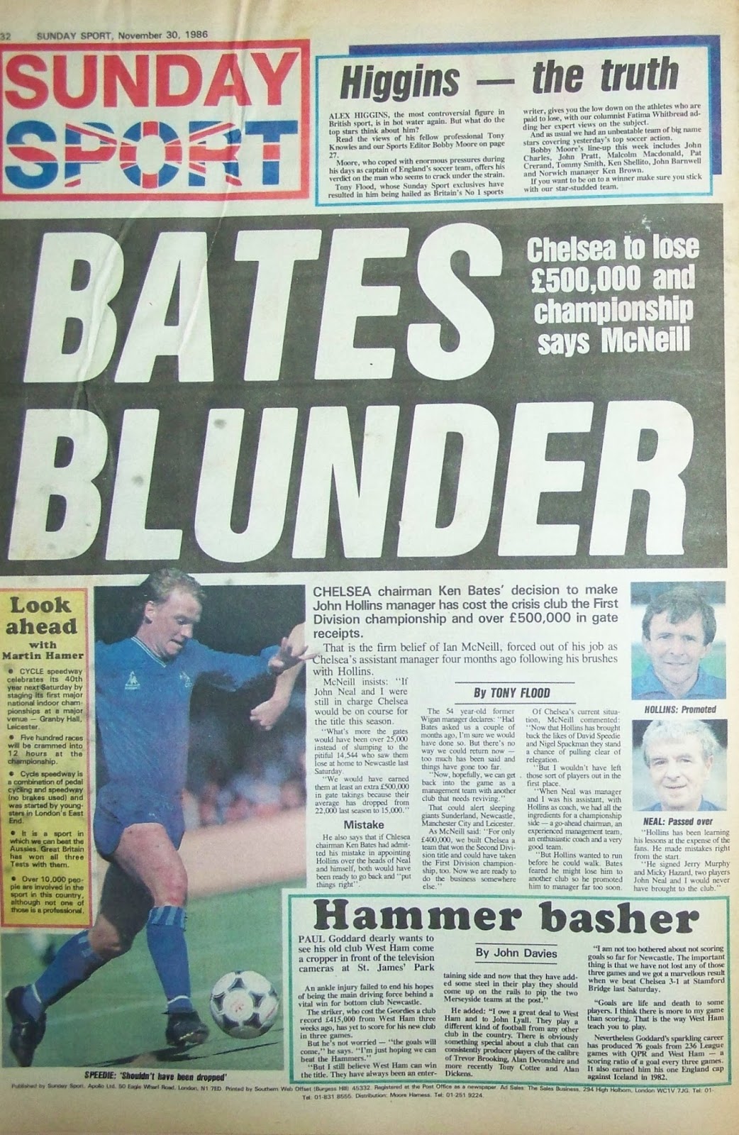 Sunday Sport 30 November 1986