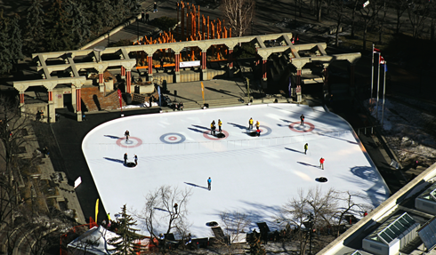 calgary plaza olympic alberta olympics winter 1988 during ca