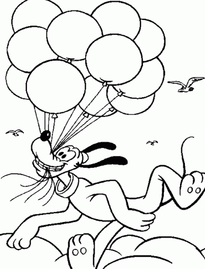 Coloring Pages Disney Animals Free Printable Disney Animal Pluto Coloring Pages