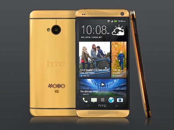 The Gold HTC One 18ct Officially Reveal in Europe Worth £2,750 