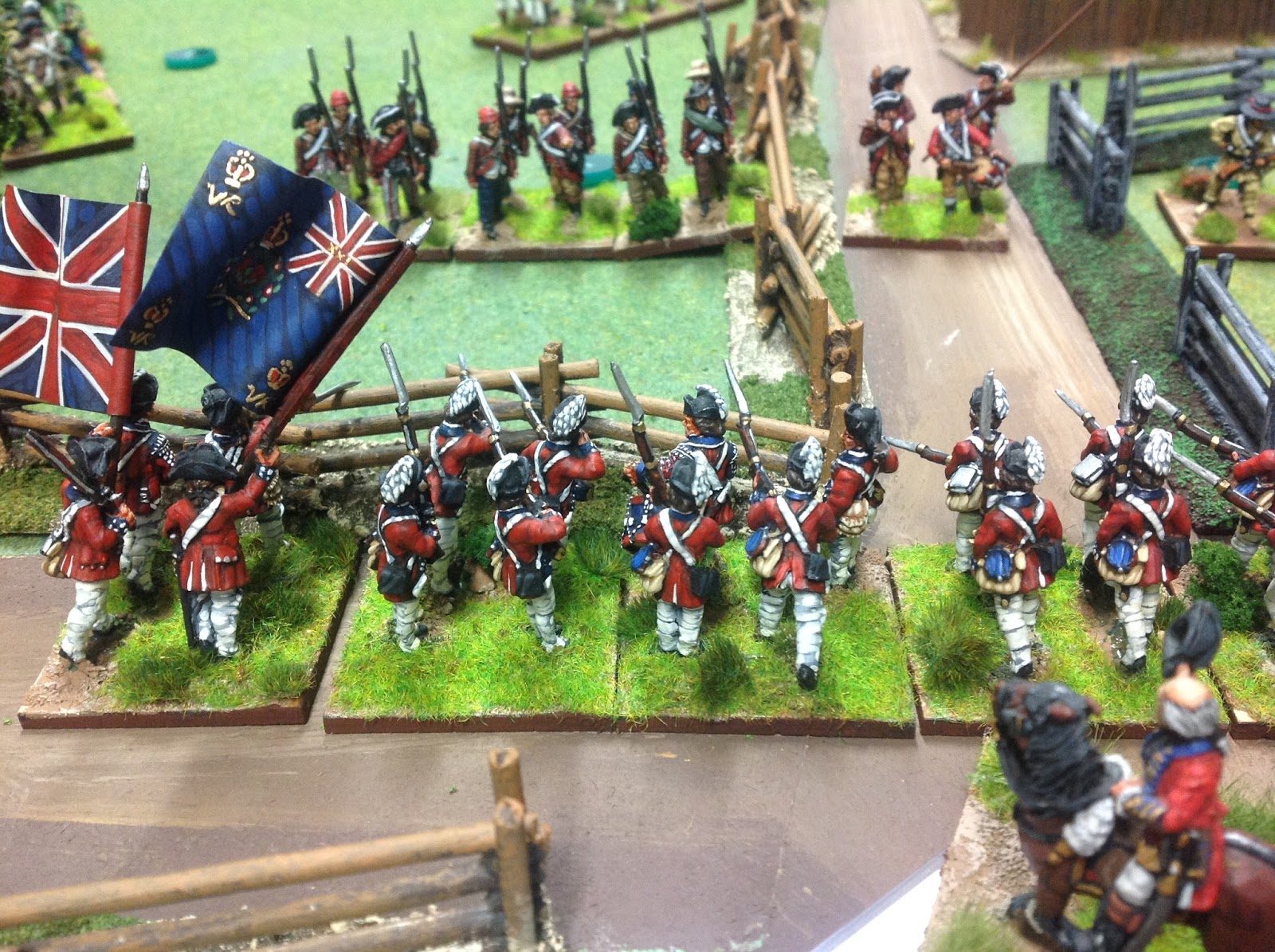 Band of Wargame Brothers AWI Playing British Grenadier