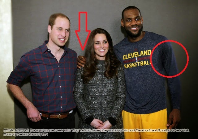 Lebron James in Controversial Violation of The Great Britain Royalty Duchess Kate Middleton