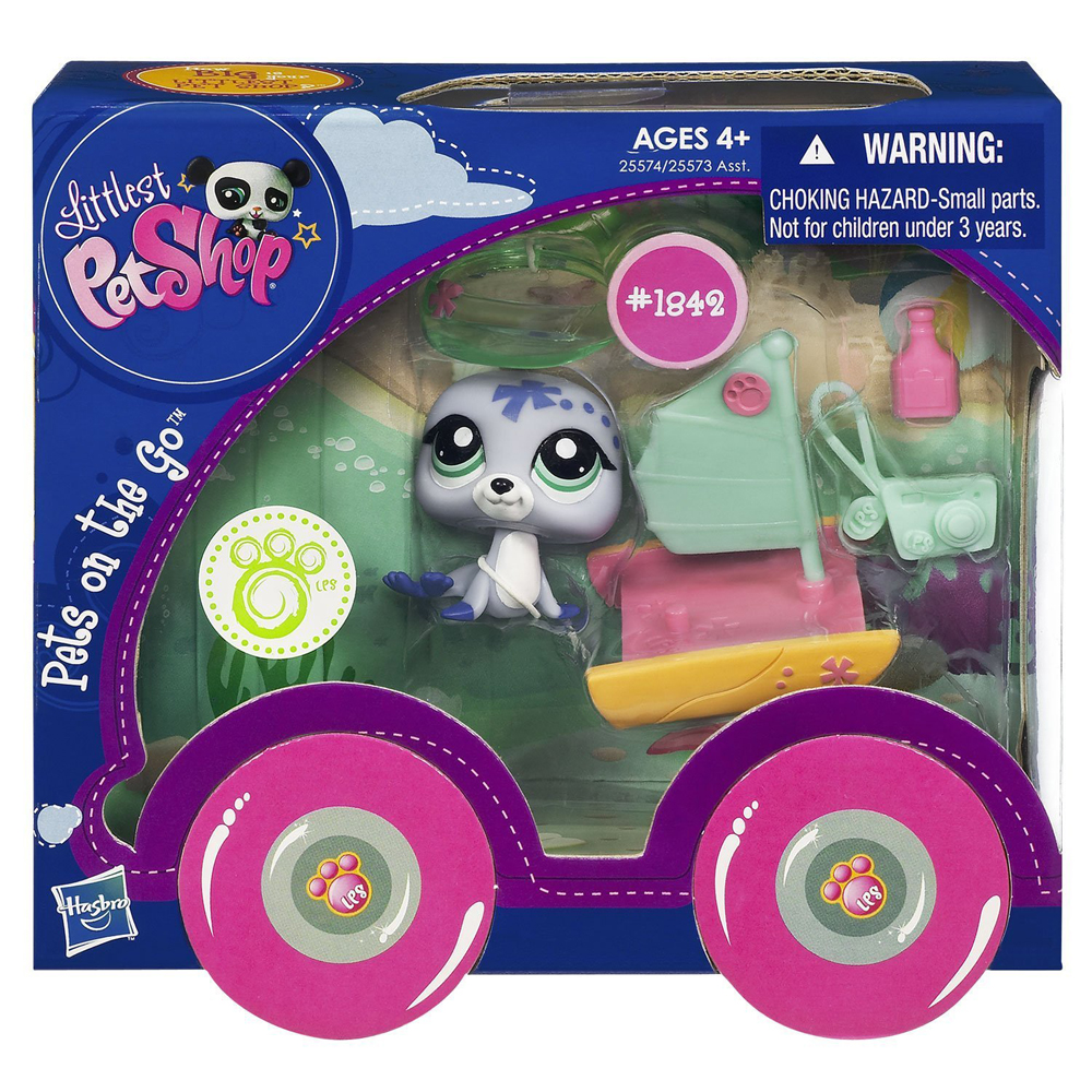 Littlest Pet Shop Pets on the Go Seal (1842) Pet LPS Merch
