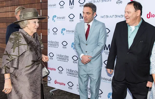 Princess Beatrix of The Netherlands attended the premiere of the 5th series of Dutch Masters ( Hollandse Meesters) in the 21st century at the EYE Museum of Amsterdam