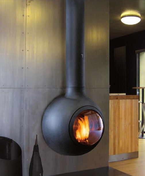 La grange qui deviendra Loft: Le choix de la cheminée