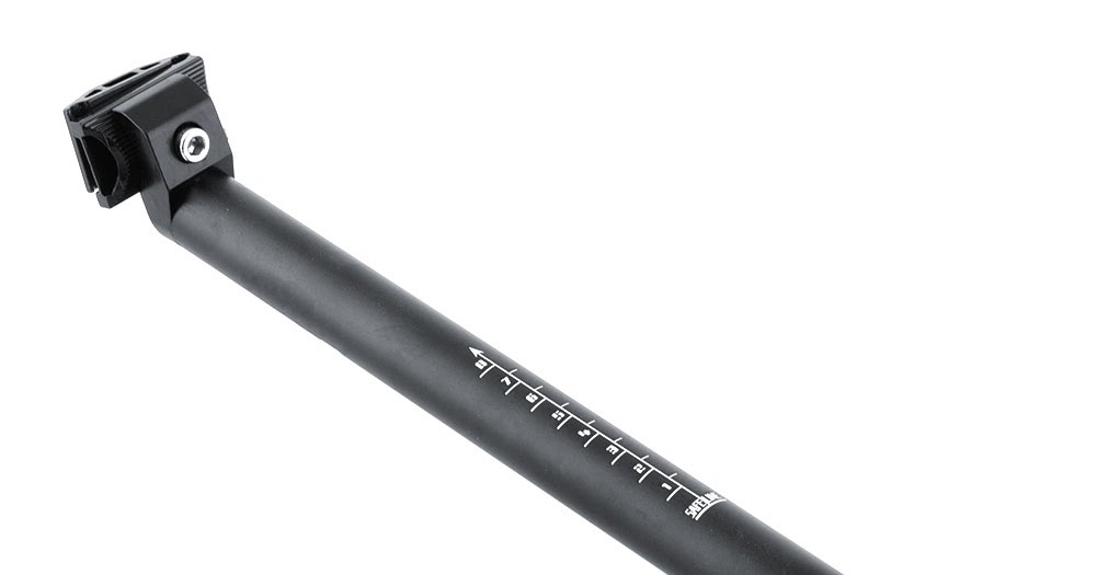 CHOO HO LEONG (CHL) Bicycle Black Alloy 34 x 550mm Extra Long Seat Post