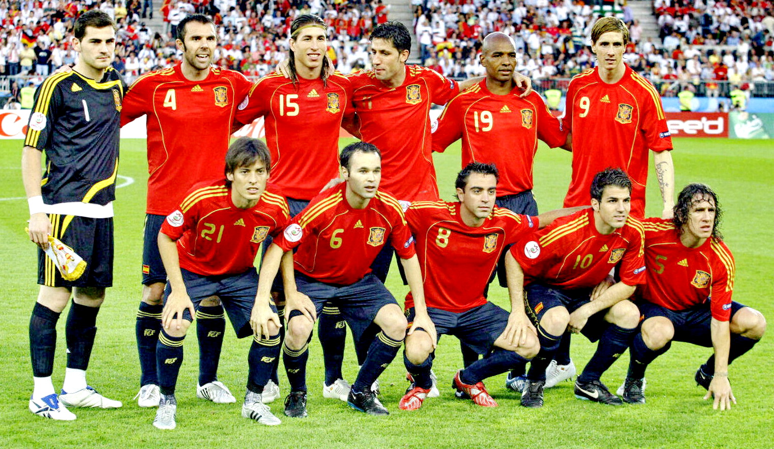 EQUIPOS DE FÚTBOL SELECCIÓN DE ESPAÑA Campeona de la Eurocopa 2008