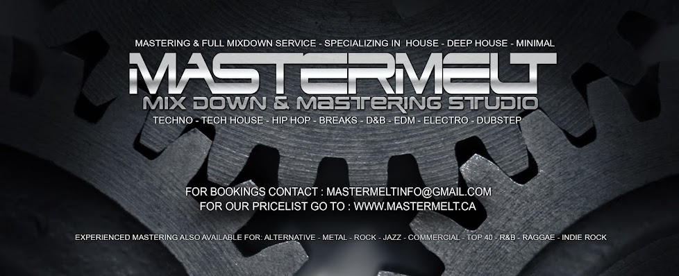 MASTERMELT Audio Mastering Mixdown Service Studio 