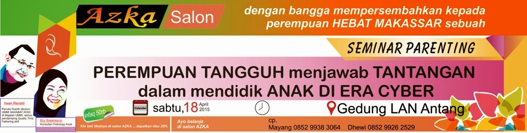 Desain Spanduk Seminar Parenting Blog desain Bangjay