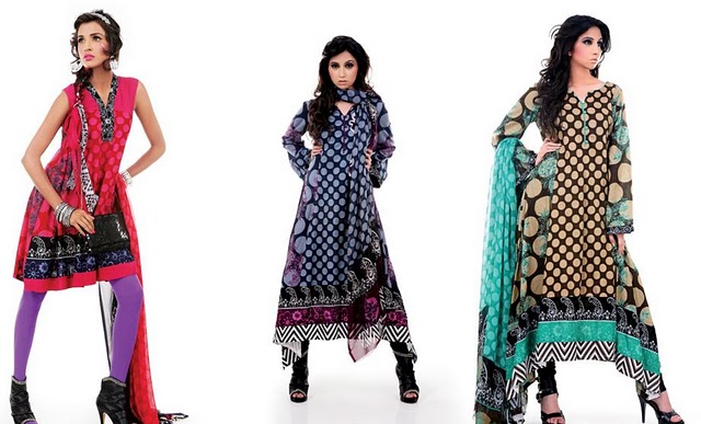 Stitched Maria B Lawn Collection 2012 ~ Zee Post