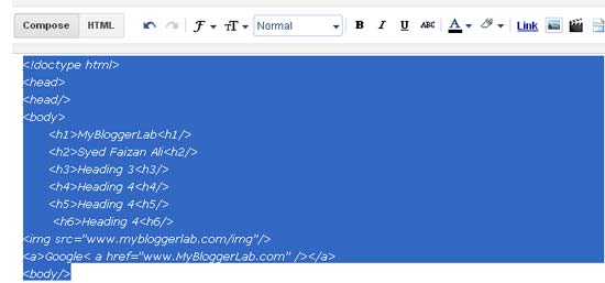 Show HTML|CSS Code as Plane Text in Blogger Post - Yulia Amira