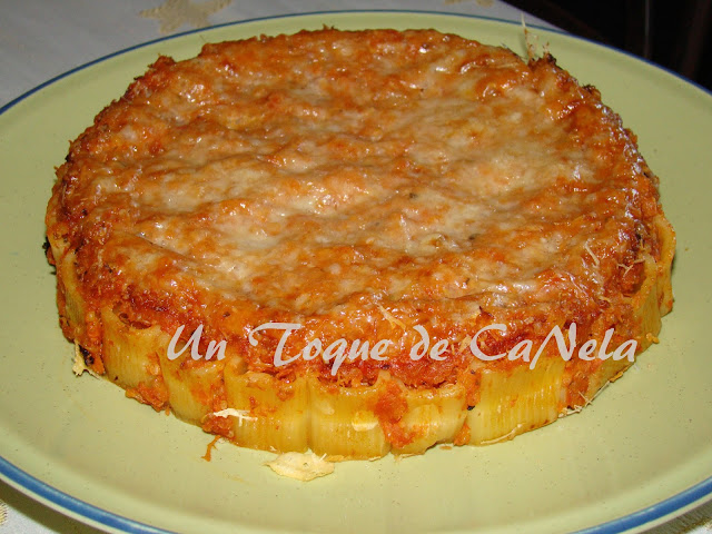 Tarta De Rigatoni Con Boloñesa De Quinoa
