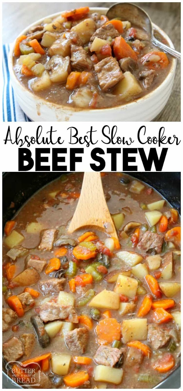 The BEST Crock Pot Beef Stew Recipe