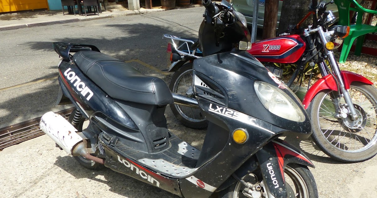 OldMotoDude Loncin Scooter spotted on Dominican Republic Trip