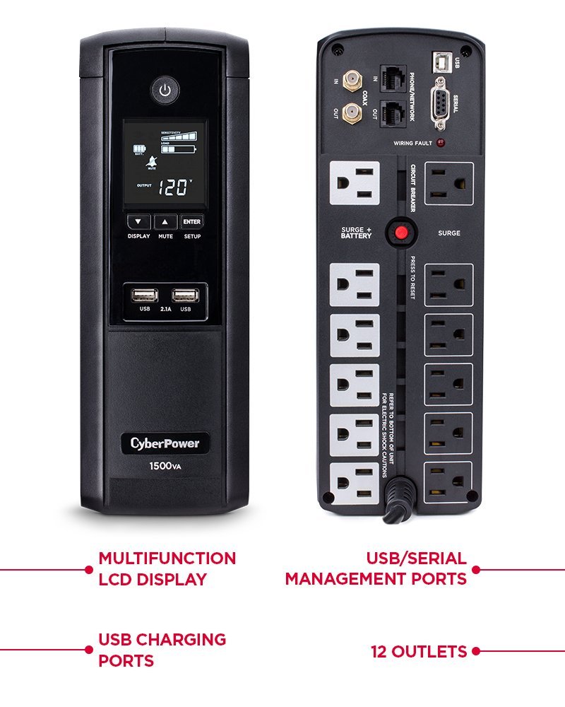 Home Theater System Intelligent LCD UPS System