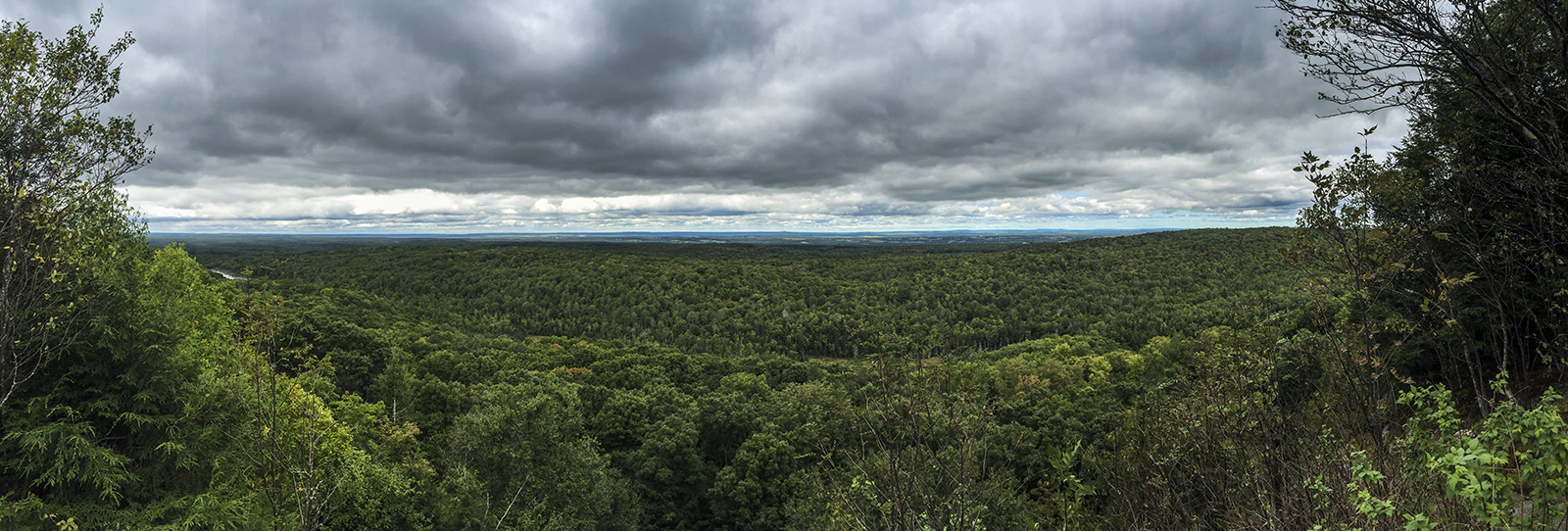 View from St. Peter's Dome of the Chequamegon National Forest