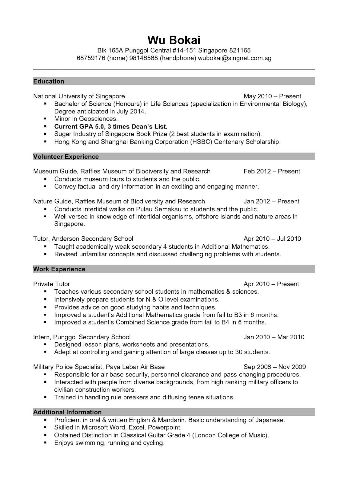 Government of canada cover letter resume