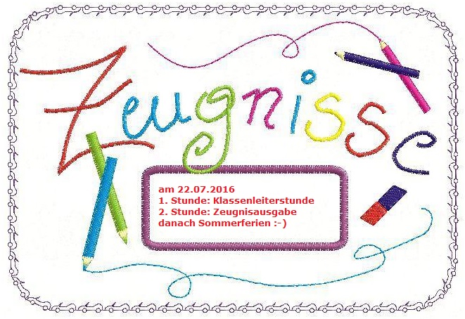 Gymnasium Grimmen Elternarbeit Zeugnisausgabe