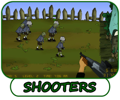 A banner for the collection of free online shooting games for Windows and Mac, for iOS and Android