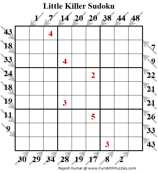Little Killer Sudoku Puzzles (Fun With Sudoku #317)