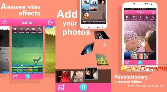 Menggabungkan video dengan text, musik, foto, subtitle, efek #judul#