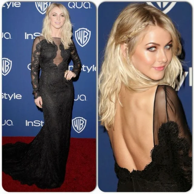 Julianne Hough in Emilio Pucci – InStyle and Warner Brothers Golden Globes  Awards Party