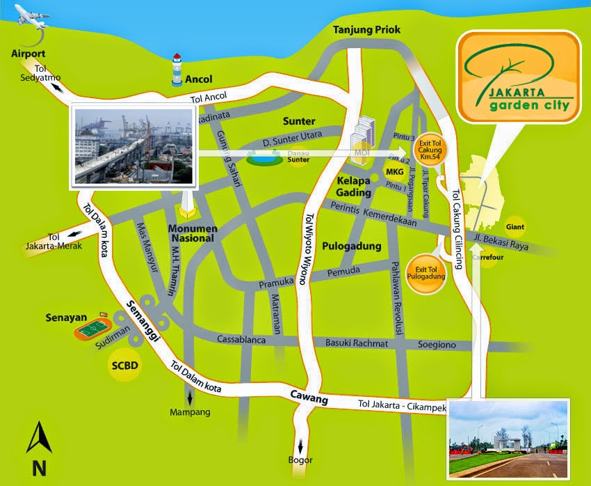 Location ~ Cluster Thames - Jakarta Garden City