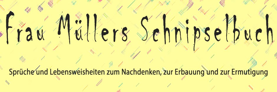Frau Müllers Schnipselbuch