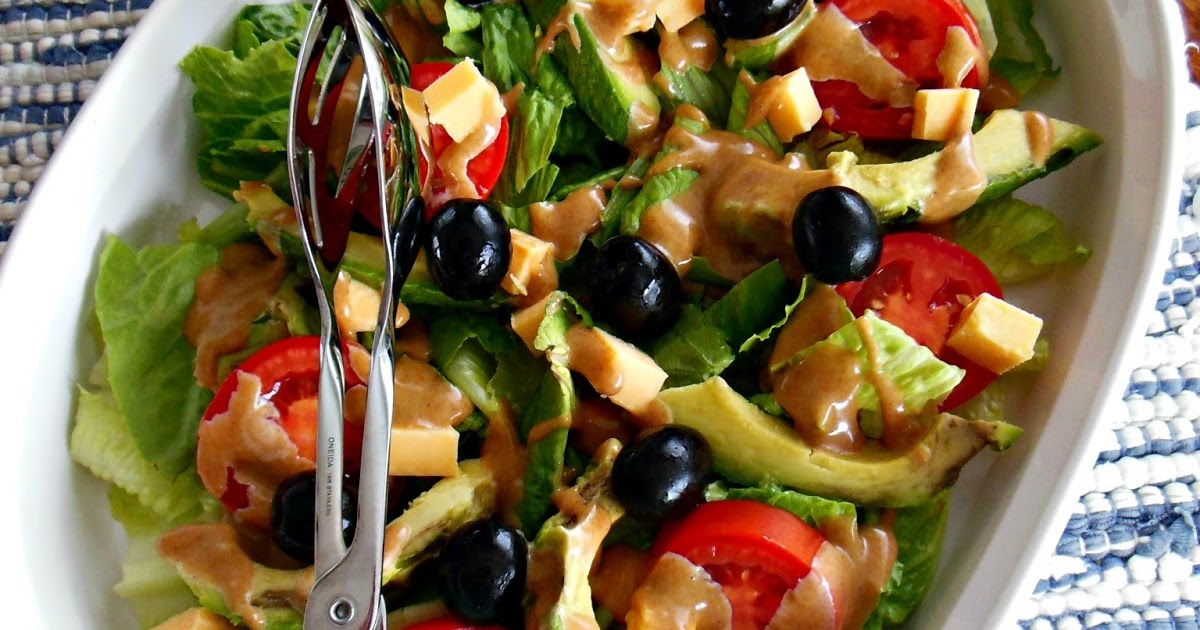 Creamy Paprika Salad Dressing and a simple salad - Our Sunday Cafe