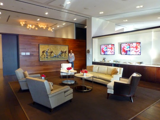 San Francisco 49ers Levi's Stadium Owner's Suite with John Roberston  Painting