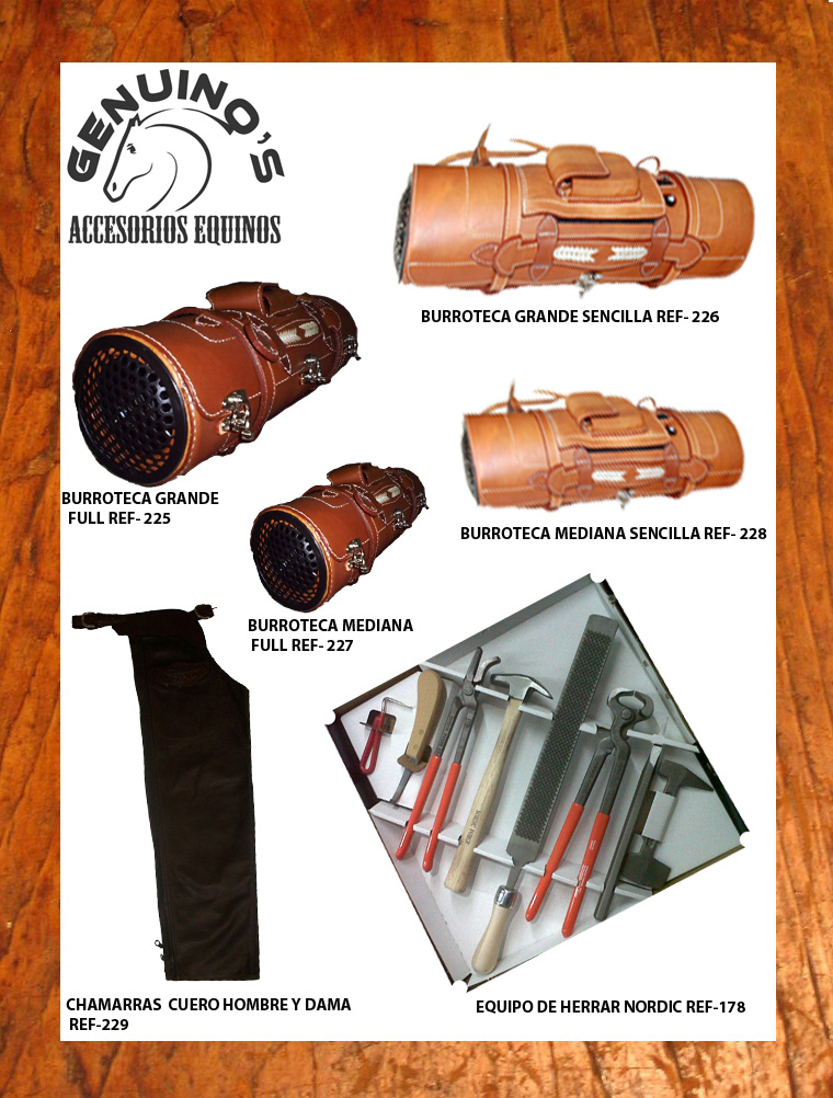 GENUINOS ACCESORIOS EQUINOS: ACCESORIOS GENUINOS PARA TU CABALLO