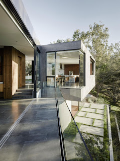 contemporary hill house