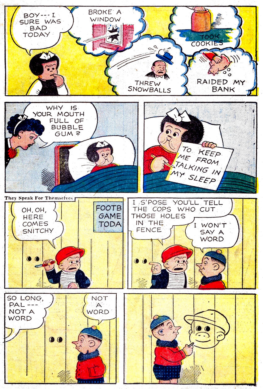 Pappy's Golden Age Comics Blogzine: Number 1156: Ritzy Fritzi Ritz