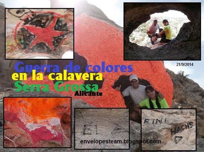 La verdadera historia de la "Calavera" de la Serra Grossa desde 1987... ¡¡Guerra de colores!!