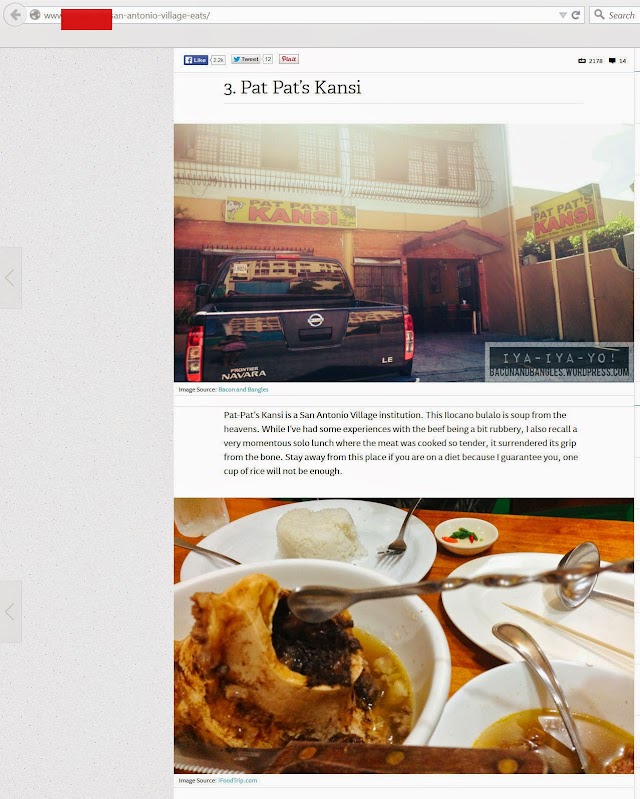 Palagpat Gid Ya!  Blogger Claims That Kansi Kuno Is Ilocano.  Ti Abi!