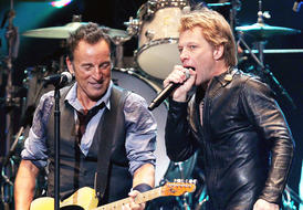 Muzik royalti Rock NYC dalam manfaatkan konsert Sandy