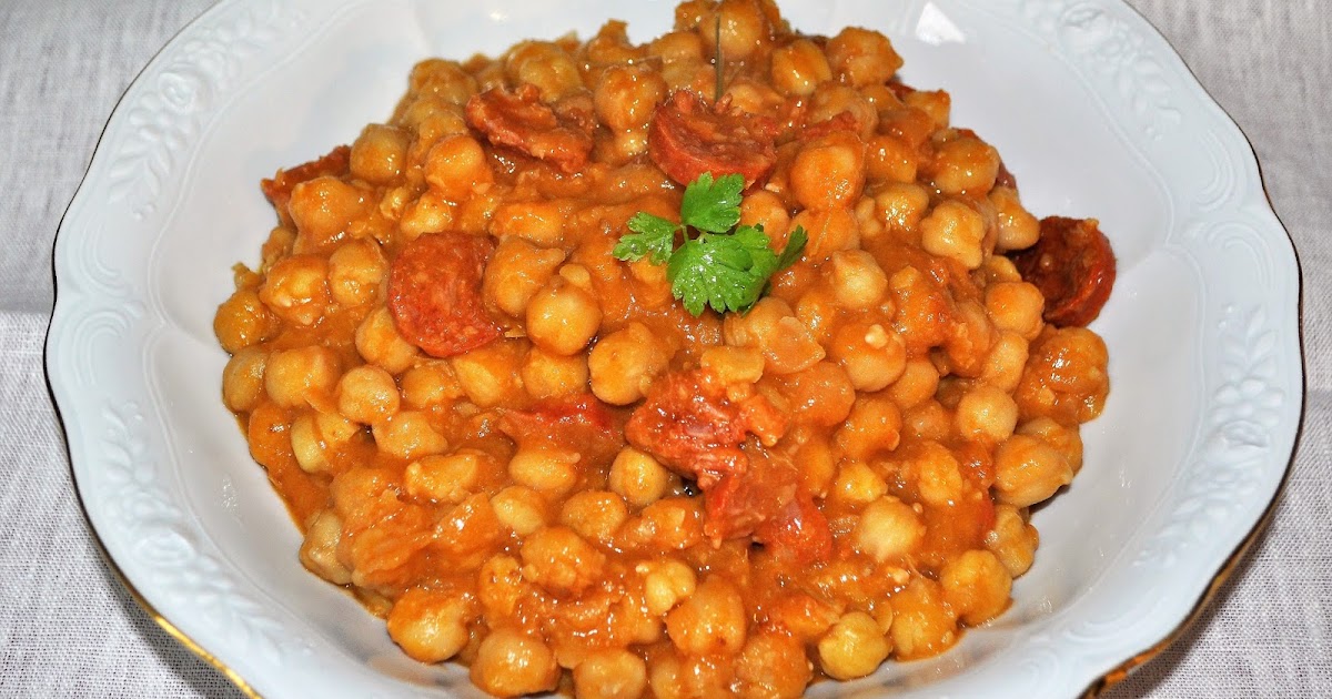 Cocina fácil con Mariajococinilla Garbanzos guisados. Hoy comemos legumbre!