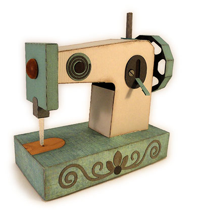 Download Needles N Knowledge Sewing Machine 3d Box Assembly