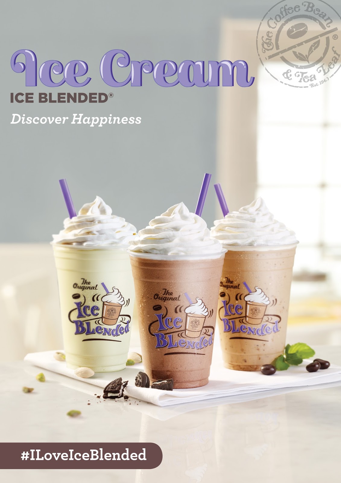 DISCOVER HAPPINESS WITH THE COFFEE BEAN & TEA LEAF®’s ICE CREAM ICE