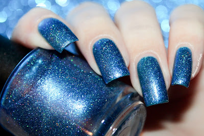 Swatch of the nail polish "Azure Dreams" from Lilypad Lacquer
