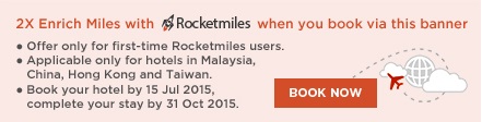 register rocketmiles and book today!