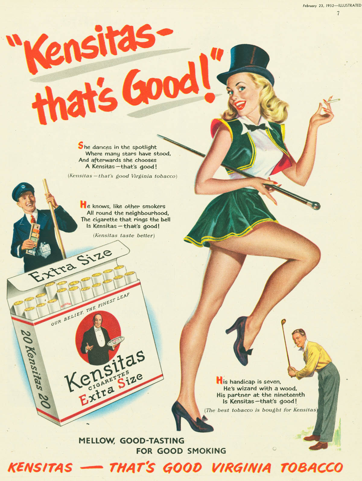 "Be Happy, Go Lucky!" The Appeal of Vintage Lucky Strike Tobacco Ads