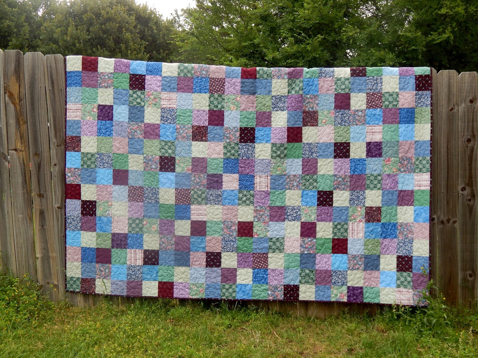 The Fleming's Nine Old Fashioned Patchwork Quilt